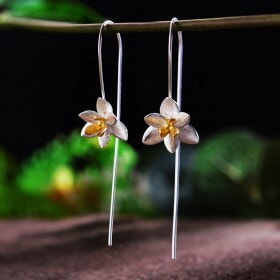 Cute-Blooming-Flower-Drop-sterling-silver-earring (9)